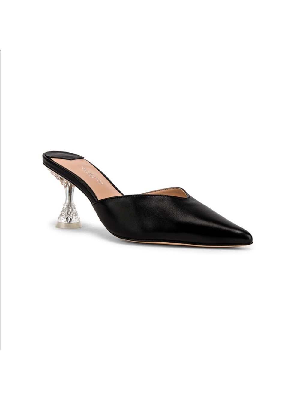 Tony Bianco Glimmer Mule in Black Sheep Nappa Sz 9